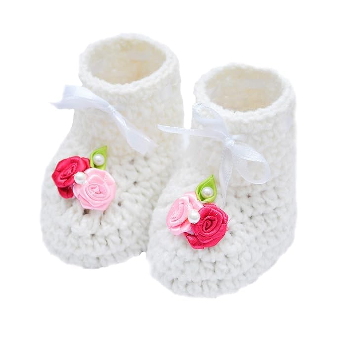 Unisex Baby White Bootie - Medium-picture-33