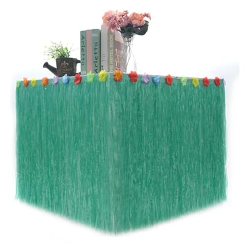 Jupe de table en herbe décoration mariage plage anniversaire