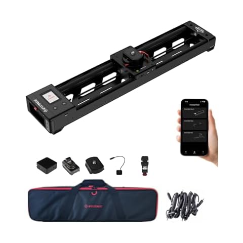 IFOOTAGE Shark Slider Nano II-660 Motorized Camera Slider, 26”/66CM Multi-Axis Camera Slider with AI Dynamic Tracking, APP/IPS Control, 360° Panoramic for Cameras, DJI Gimbals, Phones, Payload 15.4lb Cover