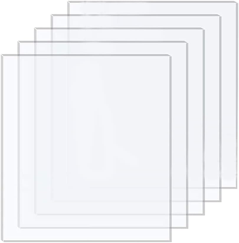 15 Acrylglas Platten Transparent – Perfekt Für Fotorahmen, Basteln, Schutzschilder & DIY-Projekte