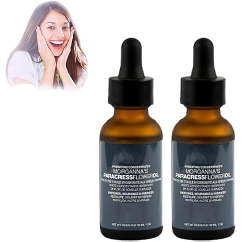 Paracress Facial Oil,Paracress Serum Organic,Paracress Extract Face Oil, Face Oil Moisturizer, Suitable for All Skin Types (2 PCS) Cover