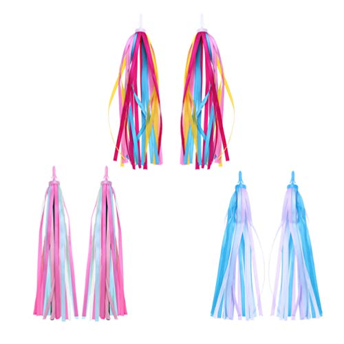 Lowest Price! Wakauto 3 Pcs Tassel Ribbons Beautiful Exquisite Delicate Easy Attach Motorbike Bicycl...