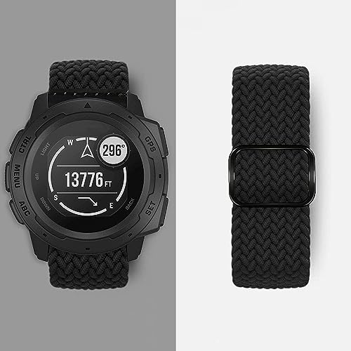 Correa elástica trenzada 22mm para Garmin Instinct 2 Solar miniatura 5