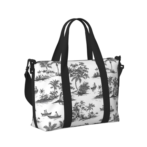 Sac de sport pour homme et voyage polyvalent avec motif paysage exotique