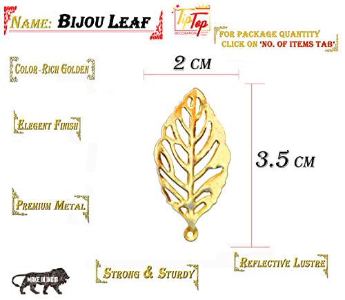 Image of Premium Golden Metal Charms Filigree Connectors for Craft and Jewellery Making Accessories DIY