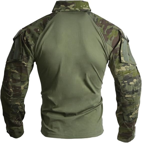EMERSONGEAR Gen3 Chemise tactique à manches longues pour homme Airsoft Armée de combat Paintball Séchage rapide