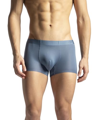 Image of Jockey IC45 Men's Texcelight Microfiber Elastane Stretch Seamfree Bonded Tech Solid Trunk with Internal Breathable Mesh