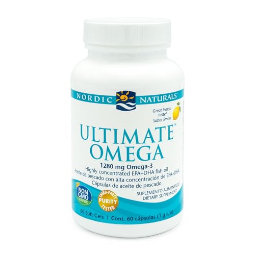 Vitamínicos, Ultimate Omega Aceite de Pescado Omega 3 Nordic Naturals Limón - 60.00 Cápsulas