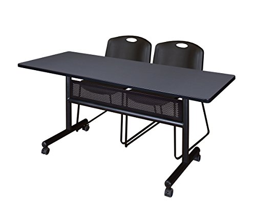 Regency Kobe 60 x 24 in. Flip-Top Privacy Nesting Table-