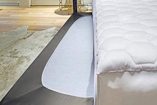SHEEX - Original Performance Box Spring Wrap, Sleek Alternative to Dust Ruffles, Add Color to Any Box Spring - Graphite, Queen