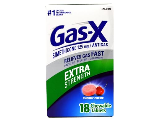 Gas-X Extra Strength Cherry Creme, 18-Count Chewable Tablets (2)