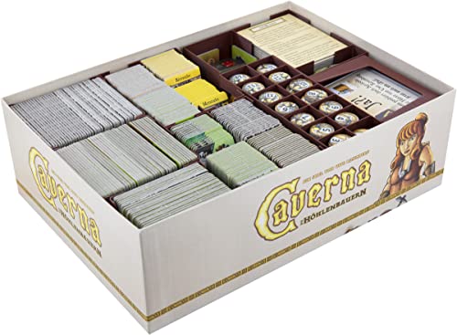 Feldherr Organizer kompatibel mit Caverna: Die Höhlenbauern - Grundspielbox