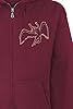 Led Zeppelin Hoodie Symbols Band Logo Official Mens Maroon Red Zipped XL #2