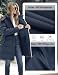 Yuson Girl Wintermantel Damen Lang Warme Winddichte Steppjacke Dicke Steppmantel Parka Winterjacke Herbst Gesteppt Elegant Skijacke Outdoor Jacke Mit Kunstpelz Kapuze (Marineblau, M)