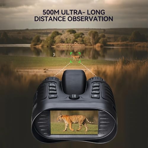 Prismáticos de visión nocturna para caza en bosque denso con zoom 8X 6