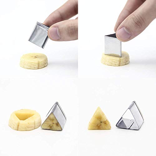Mini Cookie Cutter Shapes Set - 24 Pieces Stainless Steel Metal Small Molds - Flower, Heart, Star, Geometric Shapes - Cut Fondant, Pastry, Mousse Cake And Clay (24Pcs) #TOP4
