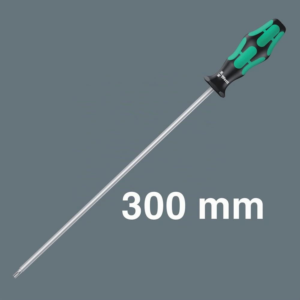 Wera, 367/4 TORX HF Assortimento di giraviti Kraftform Plus con ritegno vite, 4 pezzi
