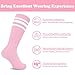 Girls Soccer Socks 6-8 Years Old Youth Soccer Socks Pink Girls Softball Sock Kids Baseball Sock Kids 6-8 5 Pairs