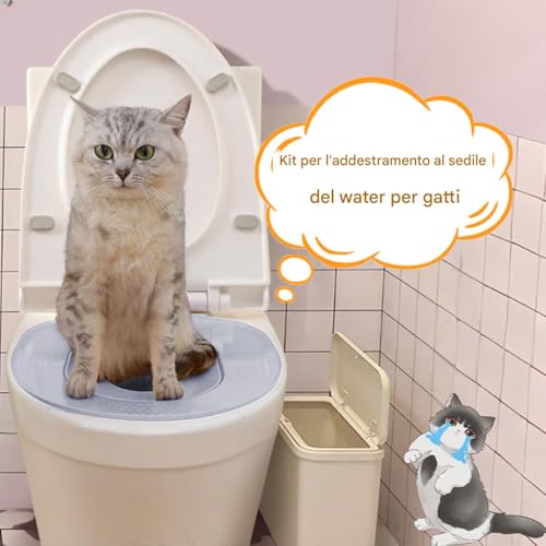 Kit de entrenamiento orinal para gatos portátil y reutilizable 8
