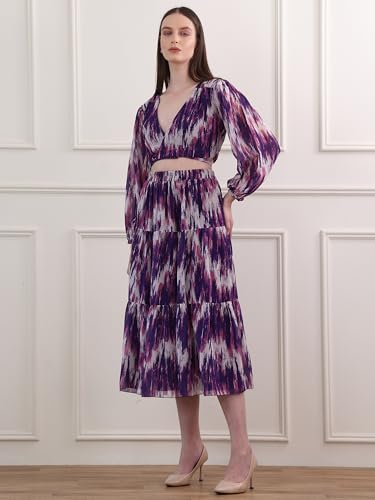 Image of PURVAJA Women's Midi Co-Ords (Razy-001-002)