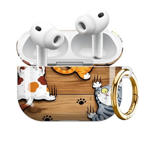 Coque AirPods Pro 3 à motif chats idéale pour sécuriser vos écouteurs au sport