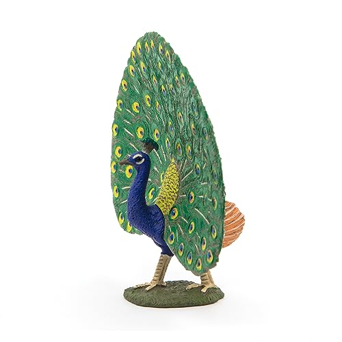 Papo, Realistic Peacock Figure Toy for Kids, Ages 3+, Farm Life Collection, Educational Play Animal Observation - Image 4