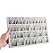 Oirlv Velvet Jewelry Tray 24 Grid liner Pendant Earrings Organizer Storage Trays Showcase Display Jewelry Holder