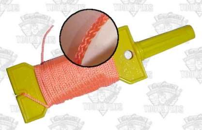 Stringliner 11159 Original Stringliner Holder with 100' Braided Fluorescent Orange #18 Construction Line