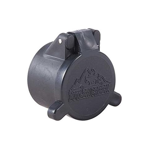 Butler Creek 15 Objective Flip Open Scope Cover Green, Size 15 (1.558-Inch, 39.6mm) Cover