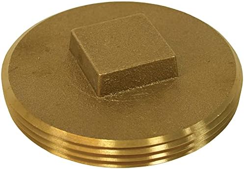 4 Brass Screw Raised Head PLUG