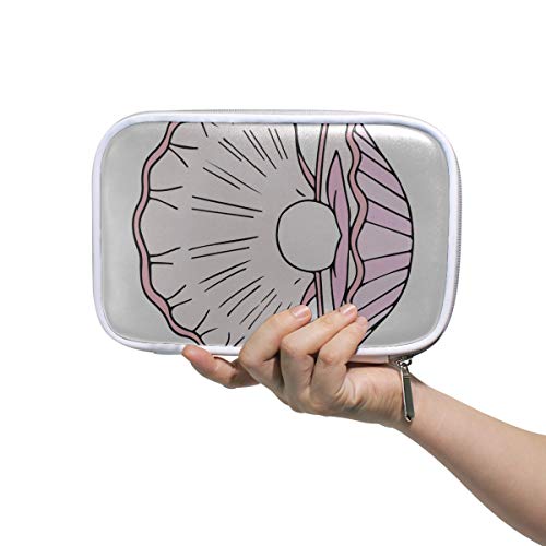 Preisvergleich Produktbild Tasche Kosmetische Reise Kostbare glänzende seltene Perlmuttschale Stift Tasche Tasche Herren Kulturbeutel Multifunktionale Girly Make-up Fall für Männer Frauen