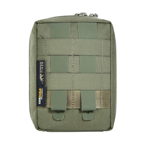 Set de primeros auxilios TT First Aid Basic verde con sistema Molle para viajes y senderismo 4