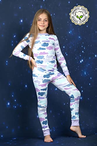 Prestigez Girls' Organic Cotton 2 Piece Pajama Sleepwear Set3