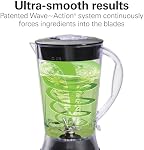 Hamilton Beach 56 Ounce 650W 10 Vitesse & Mélangeur de smoothie de comptoir pulsé, noir (50190FG)