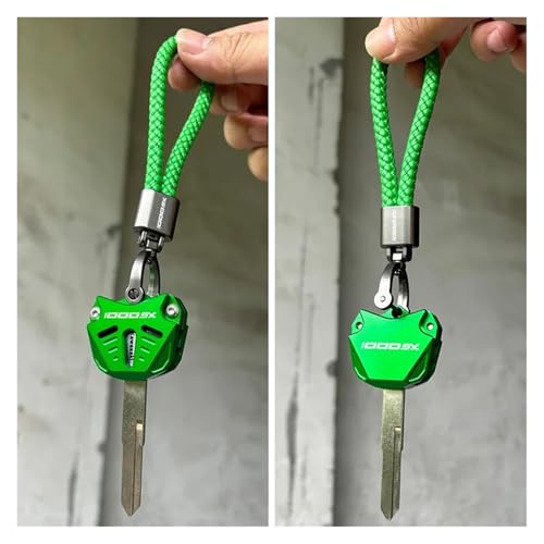 Accessoires moto clé coque Ninja 1000 SX robuste antichoc avec sangle - 5