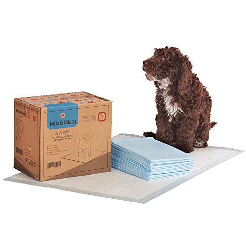 MILO & MISTY XL Puppy Training Pads  Super Absorbent Dog Pee Pads with 5 Layer Protection and Rapid Absorbing Liner  Extra Large Pack of 50 (60 x 90cm)