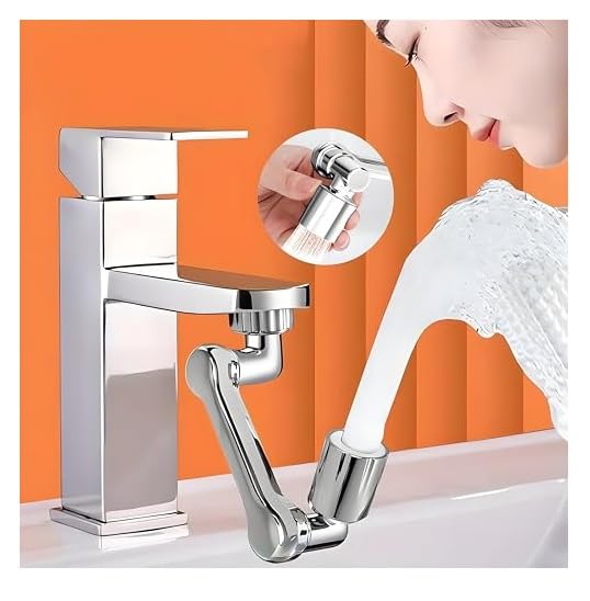 Clinton (FE02) Faucet Aerator1080° Rotating Faucet Extender Universal Splash Filter Big Angle Swivel Kitchen Tap Extend (B0DDJ8WXL8) Amazon Price History, Amazon Price Tracker