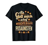 Geschenkidee zum Geburtstag und Weihnachten. Lustiges Posaunen Shirt. Schnappen Sie sich den Posaunenständer, das Mundstück und ein Quartventil und gehen Sie ihrer Leidenschaft als Musiker nach. Für Profis und Anfänger im Musikunterricht / Unterricht.