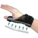 Férula Pulgar, Muñequera Pulgar con Barra de Aluminio Extraíble y Correas Ajustables para Túnel Carpiano, Pulgar en Gatillo, Alivio del Dolor de Artritis y Esguince de Mano