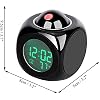 LED Digital Alarm Clock Watch Table Electronic Desktop Clocks Wake up FM Radio Time Projector Snooze Function Home Decor Tools(D)