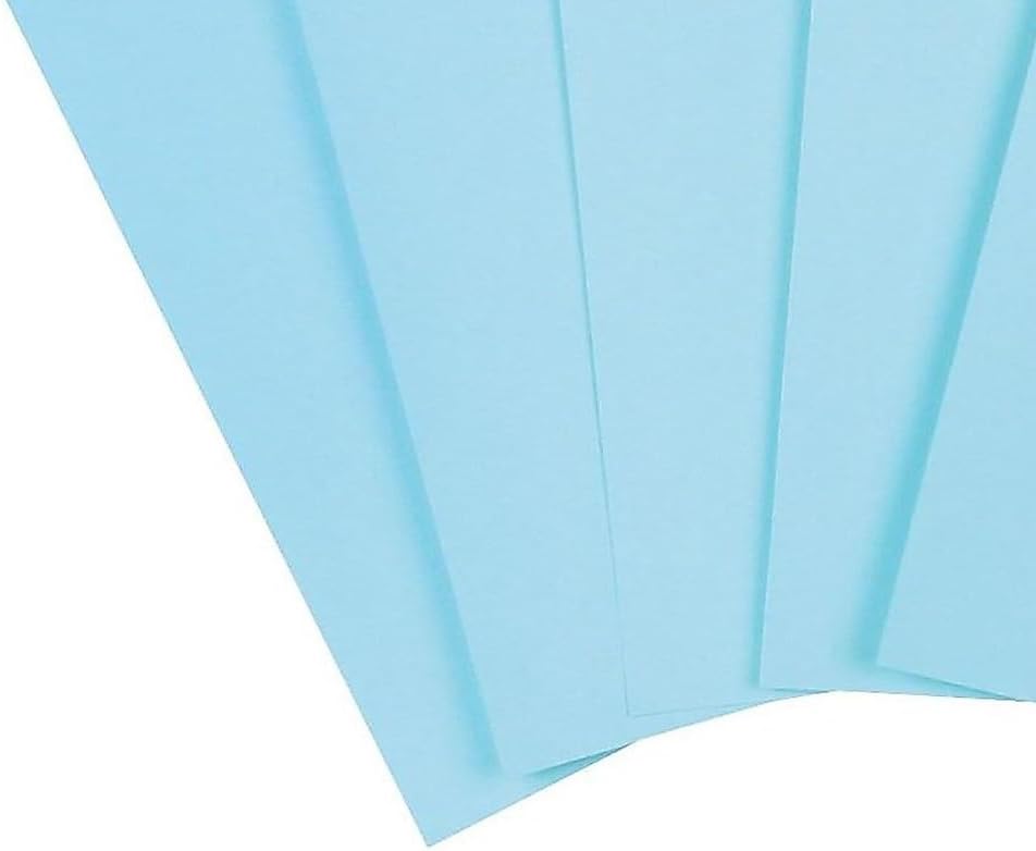 Staples Cover Stock Paper 67 lbs 8.5-Inch x 11-Inch Blue 250/Pack, For Office, School & Home