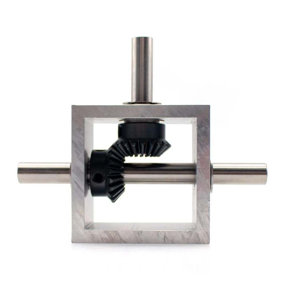 Module d'entraînement de boîte de vitesses à angle droit pour applications mécaniques, rapport 1:1 avec diamètre d'arbre de 10 mm