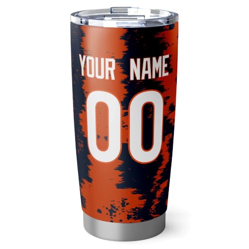 Image of ANTKING Chicago Tumbler 20oz Travel Mug Custom Number Name Gifts