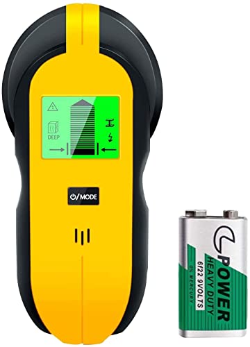 Foto von FOLAI Elektronische Zentralsuche 4-in-1 Metall AC Stud Detektor Wand Draht Scanner Holz Finder mit LCD Display und Piepton-Warnung, Orange05