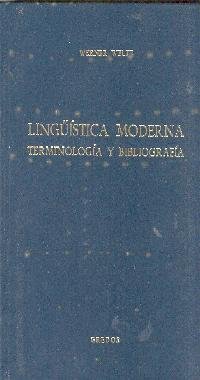 Portada de Linguistica moderna: terminologia y bibliografia