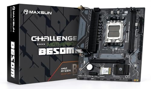 MAXSUN �}�U�[�{�[�h MS-Challenger B650M WIFI V2 �`�b�v�Z�b�g���� MicroATX �\�P�b�gAM5 Ryzen 7000/8000/9000�V���[�Y�Ή� DDR5�Ή� �������K�ۏؕi