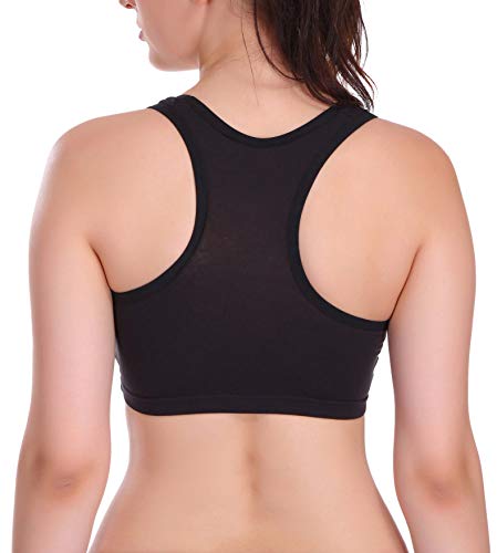 Image of Eve's Beauty Women's Cotton Padded Wire Free Sports Bra