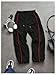 Verdusa Men's Side Striped Athletic Pants Fitness Clothing Wide Leg Track Pants Black X-Large