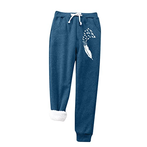 Pantalon de yoga chaud contre le froid hivernal avec doublure polaire