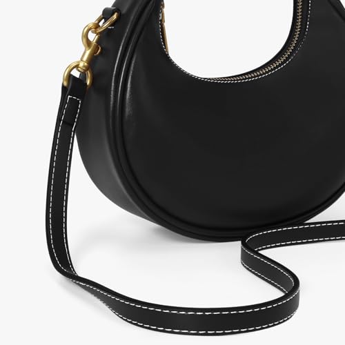 Image of JQWSVE Small Top Handle Bags for Women Mini Purses Cute Ladies Handbags Crescent Mini Crossbody Bags with Cherry